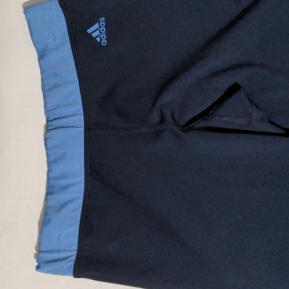 adidas Women's Blue Workout Pants.  Size S - Picture 5 of 7